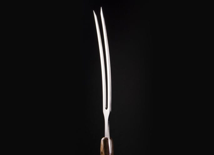 Bent Carving Fork