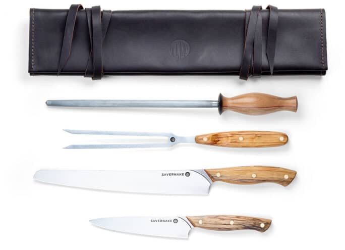 African Olive Carving Set