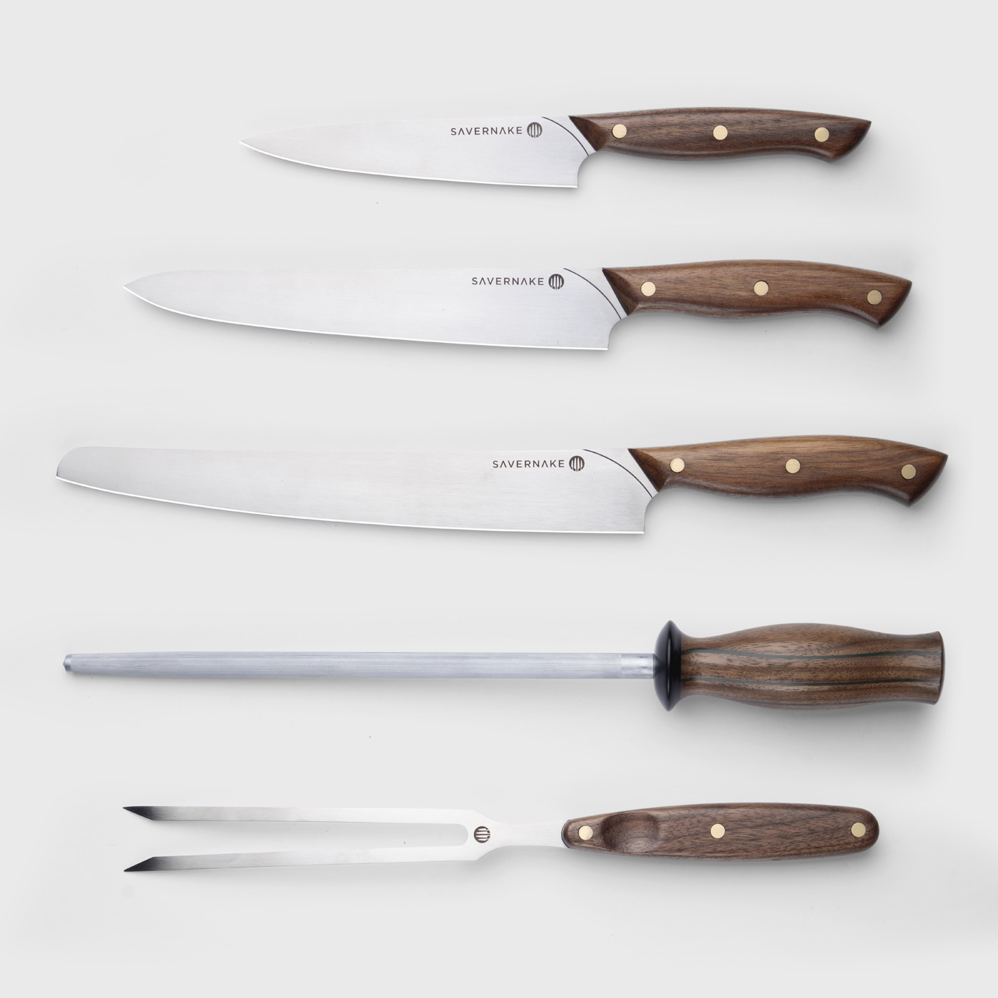 Walnut Carving Set