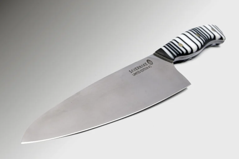 Savernake knife made in support of the Burnt Chef Project