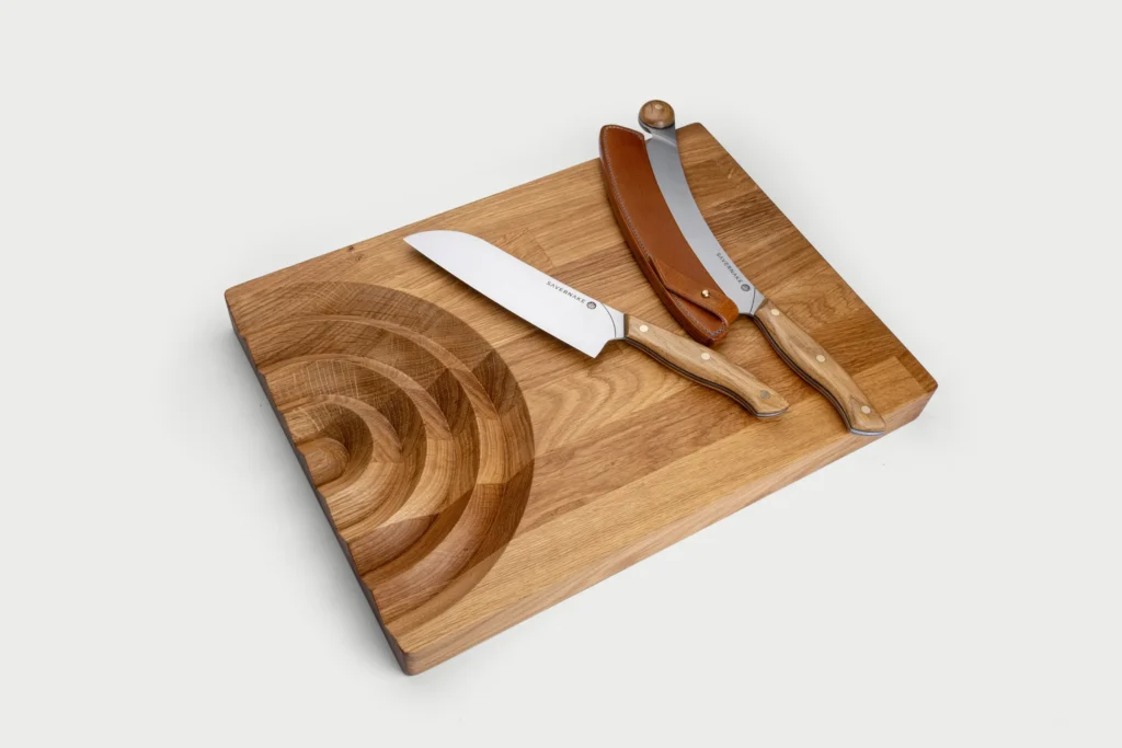 Oak-handled knife from the Rachel Hutchinson Monolith collaboration